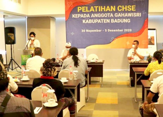 Nusabali.com - dispar-badung-gelar-latihan-chse-untuk-anggota-gahawisri