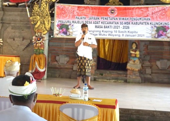 Nusabali.com - 4-mda-kecamatan-di-klungkung-dikukuhkan