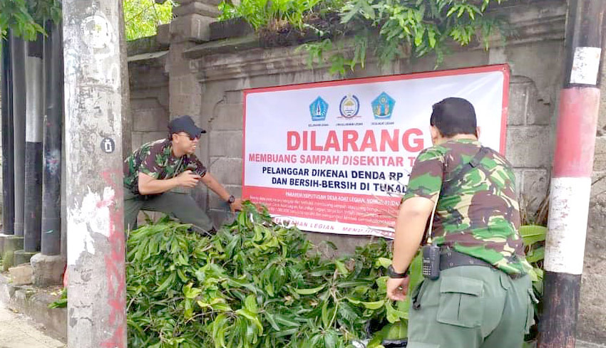 Buang Sampah Sembarangan Di Legian Kena Denda Rp 1 Juta 8188