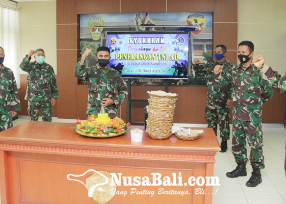 Nusabali.com - hut-ke-70-penerangan-tni-ad-digelar-sederhana