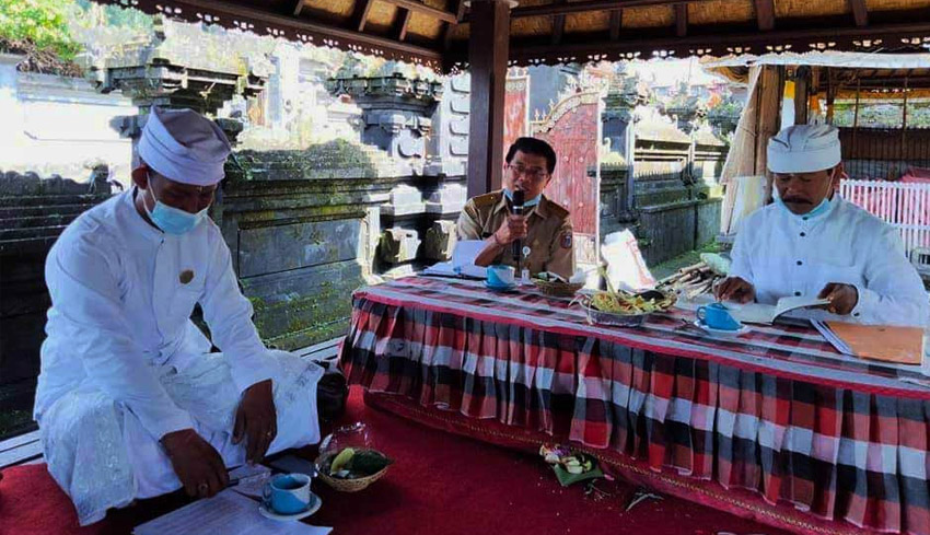 Nusabali Com Persembahyangan Usaba Dimel Tanpa Pamangku