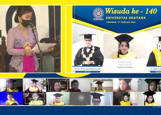 Nusabali.com - rektor-unud-lepas-1785-wisudawan-secara-daring