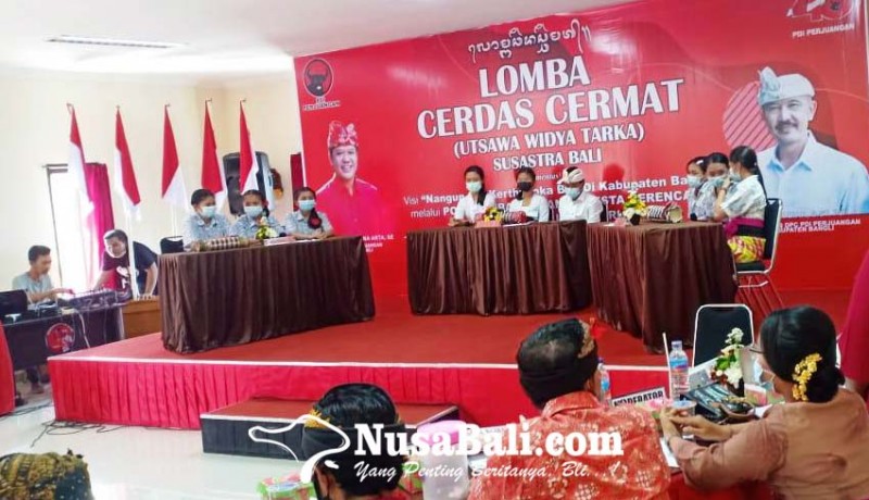 www.nusabali.com-bulan-bung-karno-pdip-bangli-gelar-cerdas-cermat-bahasa-bali