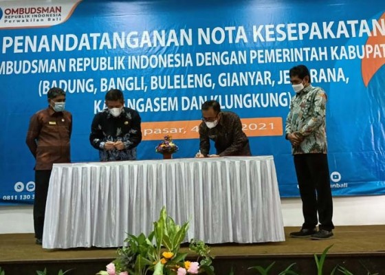 Nusabali.com - tingkatkan-kualitas-layanan-publik-walikota-dan-ombudsman-ri-tandatangani-nota-kesepakatan