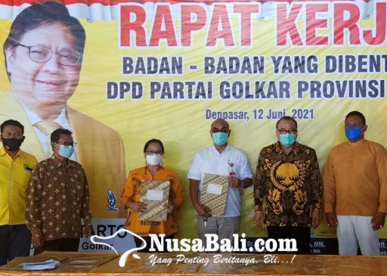 Nusabali.com - panaskan-mesin-golkar-bali-luncurkan-tiga-badan