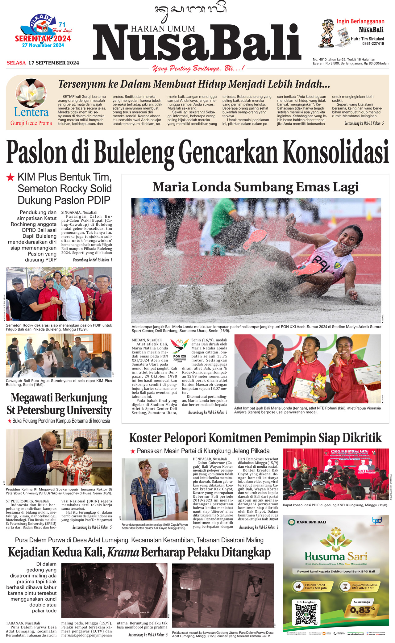 NusaBali.com Cover Hari Ini