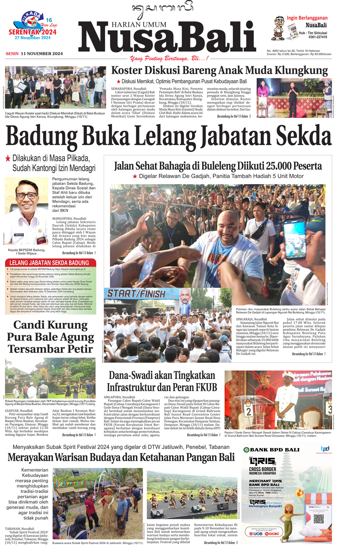 NusaBali.com Cover Hari Ini