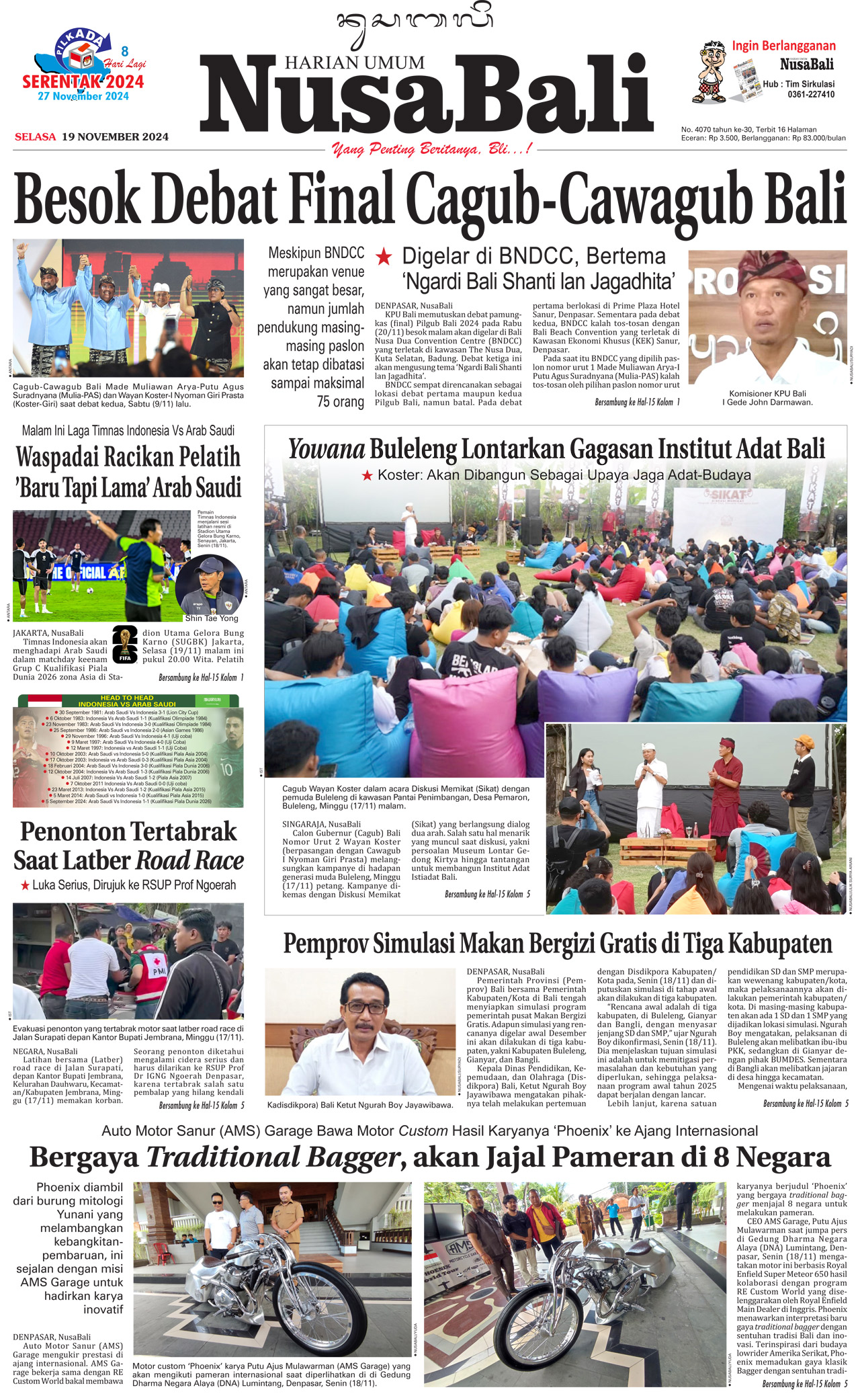 NusaBali.com Cover Hari Ini