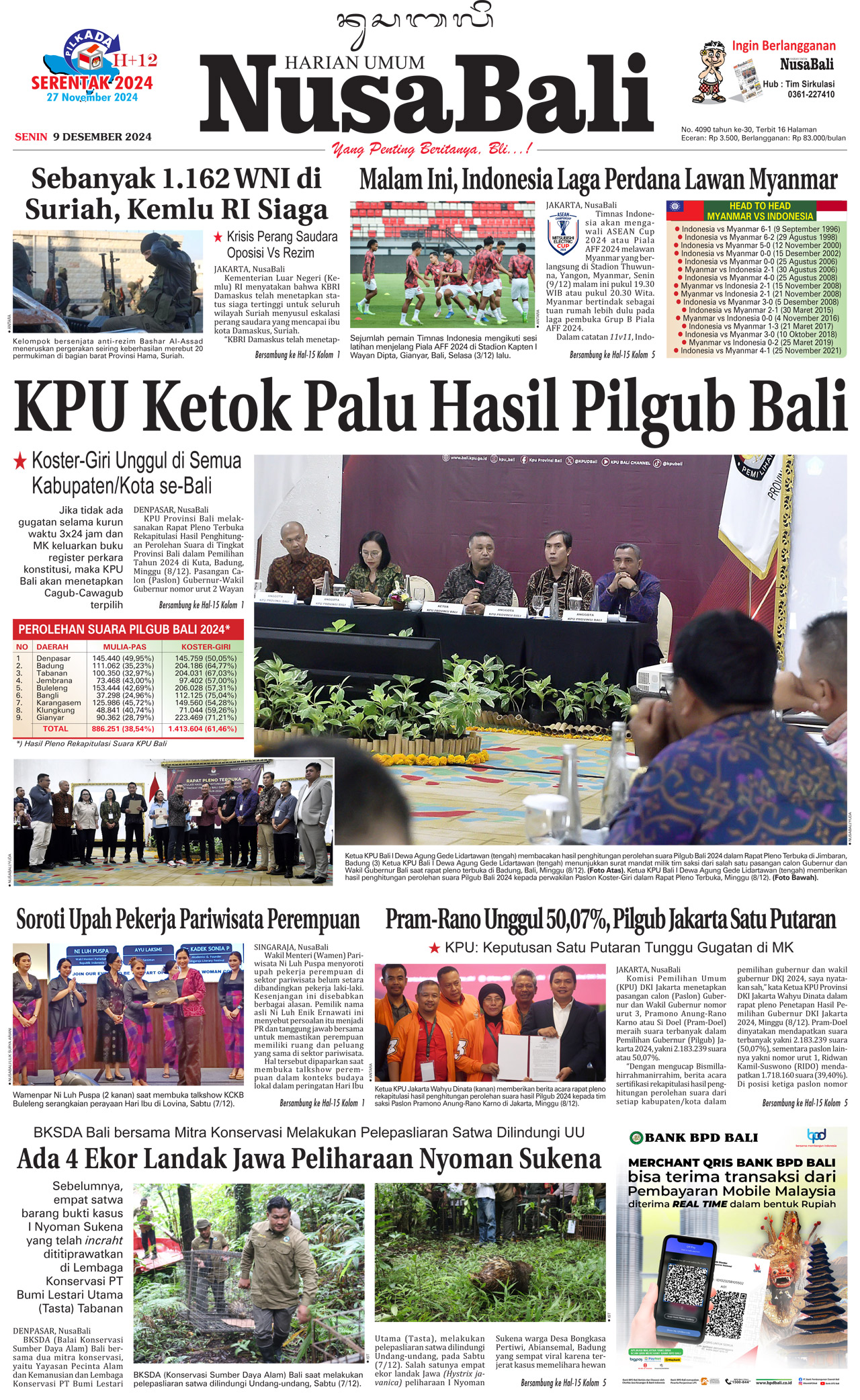 NusaBali.com Cover Hari Ini