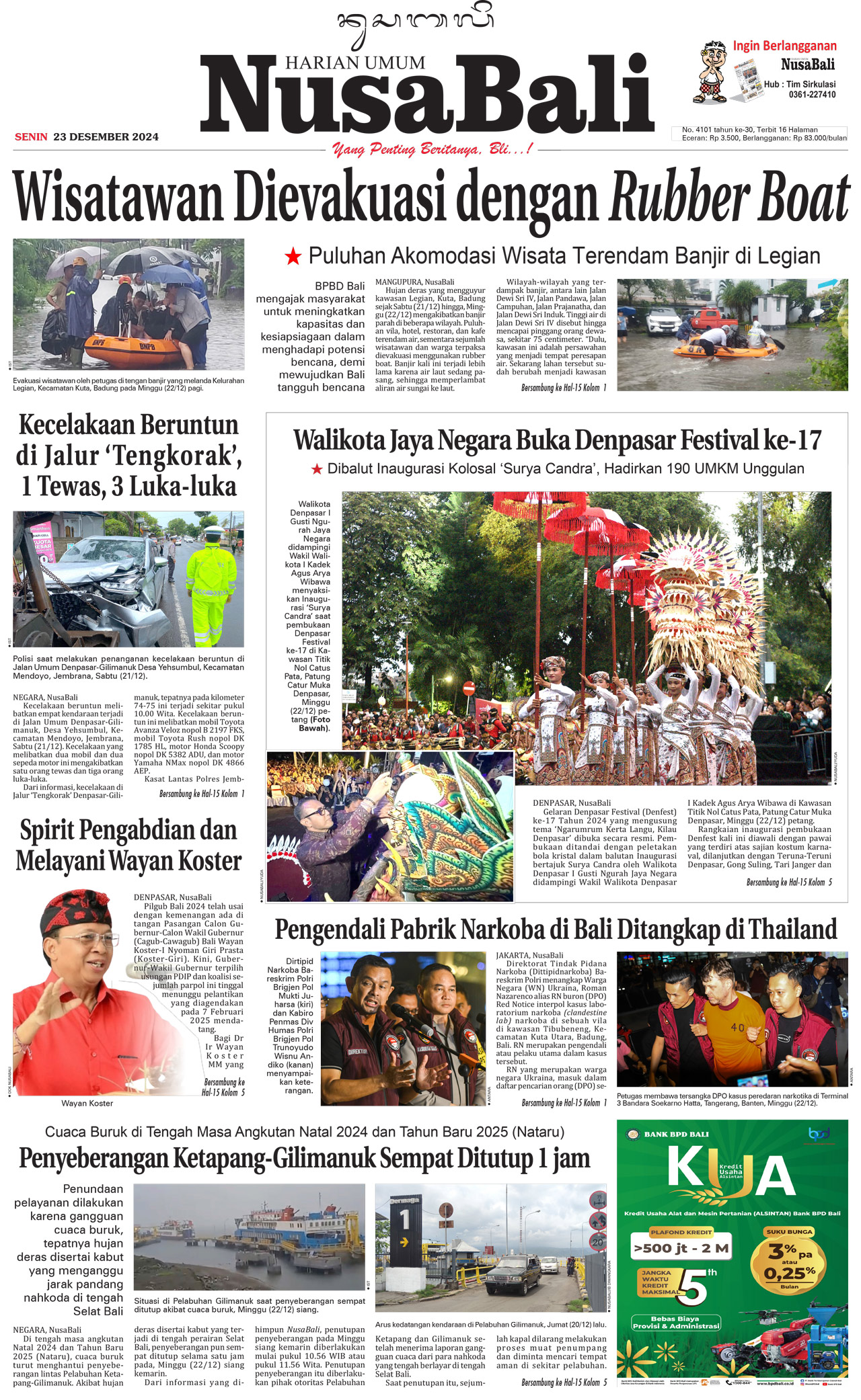 NusaBali.com Cover Hari Ini