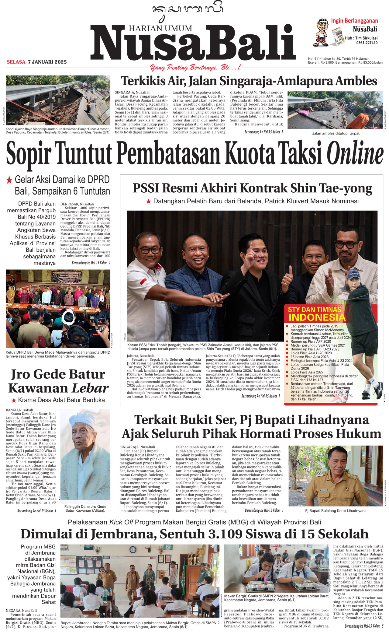 NusaBali.com Cover Hari Ini