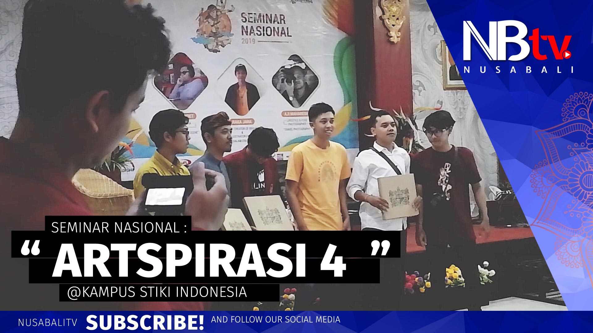 STIKI Indonesia Gelar ARTSPIRASI 4 Seminar Nasional Digitalisasi yang Berbudaya